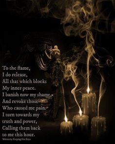 Releasing Ritual, Dark Magic Spells, Witch Heart, Paganism Spells, Banishing Spell, Pagan Magic, Spells For Beginners, Witch Rituals, Witch Quotes