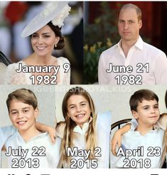 the prince and princess of cambridge are shown in this poster