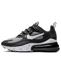 Combining retro aesthetic and futuristic technology, Air Max 270 takes reference from the Air Max 93 and Air Max 180. The new silhouette are bound to turn heads. \n Sneaker Shop, Nike Air Max 270 React, Air Max 270 React, 270 React, Marathon Running Shoes, Shoe Nike, Air Max Women, Nike React, Family Fashion