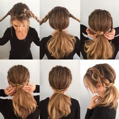 Braid Video Tutorial, Dutch Braid Video, A Braided Ponytail, Ponytail Hairstyles Tutorial, French Braid Ponytail, Ponytail Tutorial, French Braid Hairstyles, Busy Morning