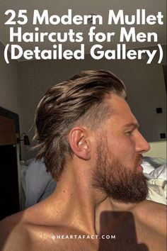 The Best 25 Modern Mullet Haircuts for Men (Detailed Gallery) | 25 Trendy Modern Mullet Haircuts for Men: The Ultimate Guide To New Mullet Hairstyles Mens Hairstyles Mohawk Fade, Men’s Hair Shaved Sides Long Top, Men’s Hairstyles Medium To Long, Men Hair Styling, Males Hairstyle, Straight Hair Men’s Cut, Men S Medium Length Hairstyle, Mens Hairstyles Mullet Fade, Modern Mullet Hairstyle