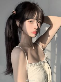 Medium Long Haircuts, Kpop Hair, Cute Braided Hairstyles, Hairstyles For Layered Hair, Beautiful Braids, Long Hair Cuts, Medium Length Hair Cuts, Korean Beauty