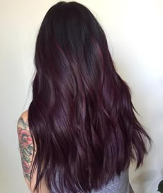 Maroon Hair, Dark Purple Hair, Hair Color Burgundy