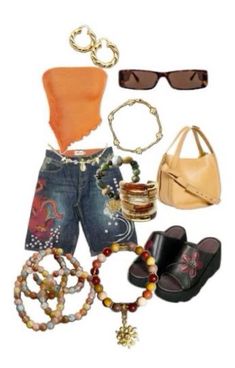 Mystic Style Fashion, Summer Y2k Fits, 2000 Summer Outfits, Magic Hour Tour Outfits, Cute Outfits Summer Baddie, 2000s Summer Outfits, Outfit Accessories Ideas, Lookbook Outfits Summer, Streetwear Summer Fashion