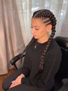 Womens Braids, Cornrolls Hairstyles Braids, Summer Braided Hairstyles, Weave Hairstyles Braided, Tan Skin Blonde Hair, French Braids, Hairdos For Curly Hair, Hairstyles Braids, Braids For Long Hair