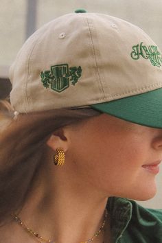 Show off your new mindset with our Healthy & Wealthy Dad Hat! This lightweight and breathable khaki baseball hat features an embroidered green graphic on the front, it boasts high quality look & feel. Dress it up or dress it down - the styling options are endless. The Healthy & Wealthy collection was inspired by the idea that being happy is the new rich. Strive to be rich in knowledge. Rich in adventure. Rich in laughter. Rich in family. Rich in love.DETAILS:• Adult Unisex Khaki Hat with Brass B Affordable Vintage Dad Hat For Outdoor, Khaki Visor Baseball Cap For Spring, Vintage Snapback Dad Hat For Summer, Green Visor Hat For Everyday, Green Snapback Baseball Cap For Everyday, Green Baseball Cap With Curved Brim For Everyday, Outdoor Brimmed Dad Hat, Green Everyday Snapback Baseball Cap, Green Dad Hat With Embroidered Logo For Summer