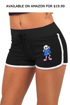 Uguccgi Undertale Sans Women's Sport Shorts M ◆ AVAILABLE ON AMAZON FOR: $19.99 ◆ It's A New Kind Of Unique Athletic Shorts That Everyone LovesUnique High Quality Synthetic That Lets Your Skin Breathe: This Unique Sport Shorts Are Made From CVC Fish ScalesIt Allows Your Body To Breathe And Protects You From Discomfort From Skin FrictionIt Lets Your Skin Breathe And Keeps You From Sweating These Amazing Women And Teens Curves Trim Hot Yoga Running Track Jogging Tight Sexy ShortsUse Them For Yoga, Running Track, Sports Shorts Women, Undertale Sans, Hot Yoga, High Waisted Shorts Denim