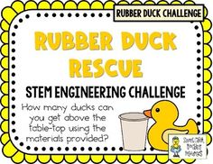 Mini Stem Challenges, Elementary Stem Challenges, Steam Classroom, Duck Rubber, Elementary Stem Activities, Plastic Store, Steam Challenges, Stem Engineering, Stem Classes