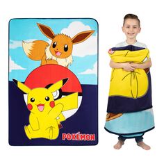 PRICES MAY VARY. 100% Micro-raschel POKÉMON DESIGN: Bring the fun and excitement of the Pokémon Universe home with this vibrant plush blanket. Featuring Pikachu, Squirtle and Charmander, the "Playing Games" pattern captures the colorful energy of the wildly popular Pokémon franchise. FUN FOR ANY OCCASION: Crafted for comfort, this playful blanket will instantly become a bedtime or naptime favorite. The lightweight and easy to carry blanket is the perfect companion for comfy sleepovers, daycare, Pokemon Alola Region, Squirtle And Charmander, Popular Pokemon, Paw Patrol Girl, Pokemon Alola, Animated Cartoon Characters, Pokemon Universe, Comfy Blankets, Pokemon Characters