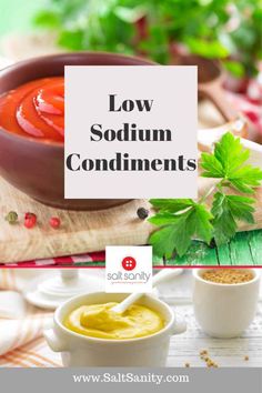 Everything tastes better with a dash of ketchup, mayo, or mustard, but the sodium content in condiments can be high if you’re living a low sodium lifestyle. Here are the best low sodium condiments you buy or make. Low Sodium Dressing, Meneires Disease, Renal Recipes, Orange Sauce Recipe, Gerd Recipes