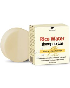 Rice Water Shampoo Bar, Rice Water Shampoo, Protein Shampoo, Fermented Rice, Solid Shampoo Bar, Hair Protein, Rice Water, Sensitive Scalp, Solid Shampoo