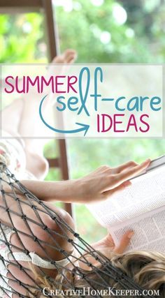 Take care of yourself (and your family) with these 5 easy summer self-care ideas! #summerselfcare #selfcare #fillyourcup #sabbathrest #rest https://creativehomekeeper.com/summer-self-care/ Manifestation Meditation, Natural Health Tips, Self Care Activities, Easy Summer, Self Care Routine, Mental Wellness, Emotional Wellness, Creative Home