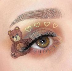 Soft Girl Makeup, Day Eye Makeup, Day Makeup Looks, Makeup Tattoos