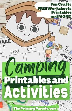 camping printables and activities for kids