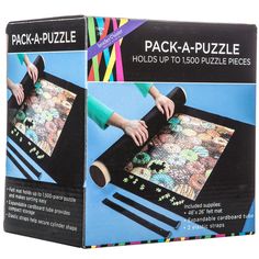 the package is packed with puzzles for adults and children to play on their own table