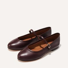 The Demi Jane - Burgundy Nappa Tap Dancing Shoes, Corporate Wardrobe, Burgundy Flats, October Country, Apple Shape, Perfect Fall Outfit, Go Crazy, Socks And Sandals, Leather Ballet Flats