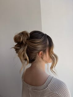 French twist, Bridal hairstyles, updos, half up styles, messy buns, ponytails, boho braids, ohio hairstylist, ohio weddings, veil placement, delaware ohio, bridesmaid hairstyles, high buns, slicked back wedding hairstlyle, curly hair, formal styles, low buns, sleek bun Messy Bridesmaid Bun, Extensions Ponytail Hairstyles, Half Bun Updo, High Bun Up Do, Up Due Hair Styles, Bridesmaid Slick Bun, Low Formal Bun, French Twist Bridesmaid Hair, Messy Bun With Veil