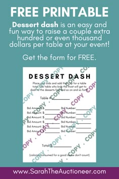 a free printable desert dash game for kids