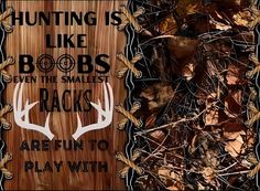 hunting is like books even the smallest rack are fun to play with