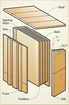 the parts of a folding table