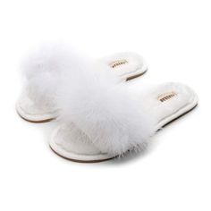 PRICES MAY VARY. Material:Faux fur and cotton fabric,breathable, soft and comfortable, beautiful and sexy.This furry slipper have more than ten colors:white black pink khaki red grey ,etc High Quality rubber sole about 1cm ,New light-weight and durable sole,feet feel very comfortable,.lightness. Flexible slip on open toe style bedroom slippers that is easy to put on and take off anytime and anywhere.,Please choose your size according to our SIZE CHART. Occasion:You can wear this fluffy slippers when you are at home, meeting guests or going out and free your feet,this sexy slippers can be a good gift for your friend,lovers,girlfriend,wife,bride,bridesmaid...and Also can be used for marriage, let your wedding is full of romantic lovely comfortable color. Free Return: Do not hesitate buy the Wedding Floor, White Slippers, Luxe Boutique, Floor Bedroom, Bedroom Slippers, Winter Home, Slippers For Women, Fuzzy Slippers, Slippers Women