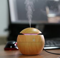 Have you been having trouble sleeping? Do you feel irritable and moody? Love life with living colors essential oil diffuser! Make any space in your house or office soothing and relaxing. The humidifier uses ultrasonic technology to guarantee a safe and quiet environment. Made with color changing LED lights for use as a night light and/or to enhance the relaxation process. Use with HEAL's Essential Oils for the ultimate experience. Dimensions: 3.75 inches x 3.95 inches Weight: 4.59 oz AC Adapter: Healing Salve, Aromatherapy Humidifier, Portable Humidifier, Aroma Essential Oil, Cool Mist Humidifier, Air Humidifier, Color Changing Led, Aromatherapy Diffusers, Aroma Diffuser