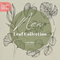 the new leaf collection is available for purchase