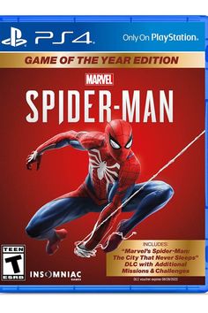 spider - man game of the year for playstation 4, on sale at game co uk