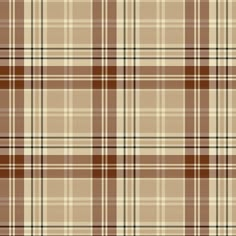 a brown and tan plaid pattern with white stripes