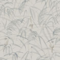 a wallpaper with grass and birds in the background is beige, brown and white