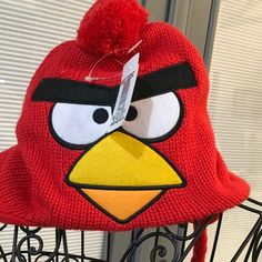 Cap Red Bird Red Birds, Hot Topic, Accessories Hats, Mens Accessories, Man Shop, Orange, Red, Color