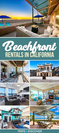 beachfront rentals in california