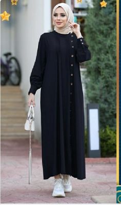 Simple Abaya Designs, Turkish Dress, Simply Dress, Sleeves Designs For Dresses, Fashion Design Dress