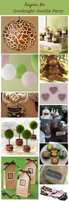 a collage of pictures with different foods and decorations on it's sides, including cookies