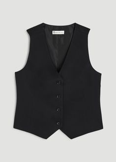 Vest to Impress The Perfect Women's Tall Vest Add a sharp edge to your look with the Tailored Tall Women's Vest. This sleek, cropped vest is a versatile piece that brings a dose of chic to any outfit. Whether you're layering it over a blouse for a business meeting or pairing it with a casual tee for an evening out, this tall women's vest jacket is your shortcut to polished perfection. Fully lined and featuring a button closure, it’s both comfortable and on-trend.• Cropped length perfect for laye