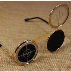 Bullseye Target, Funky Glasses, Steampunk Sunglasses, Mens Fashion Edgy, Cool Glasses, Cooler Look, Estilo Punk, Character Outfits, Glasses Fashion