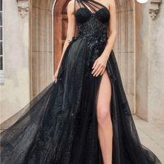 Black Andrea & Leo Prom Dress Size 14 Prom Dress Color, Dresses Black, Couture Dresses, Prom Dress, Colorful Dresses, Black Dress, Prom Dresses, Prom, Couture