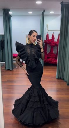 Flamenco Wedding Dress Spanish Style, Flamenco Dress Spanish, Green Flamenco Dress, Spanish Style Dress, Red Flamenco Dress, Spanish Dress Flamenco, Flamenco Style Dress, Formal Prom Dress, Sleeve Ruffles