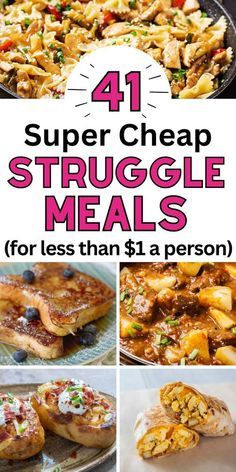 Cheap Dinner Ideas For Family, Cheap Meals On A Budget, Quick Cheap Dinners, Dinner Ideas For Family, Dirt Cheap Meals, Quick Cheap Meals