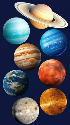 the solar system with eight planets in it