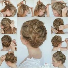 Braids Lagertha Hair, Braided Crown Hairstyles, Old Hairstyles, Diy Braids, Updo Hairstyle, Hair Tutorials Easy, Crown Braid, Easy Braids, Crown Hairstyles