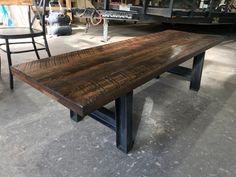 The Industrial A-Frame Bench - ironbyironwoodworks.com Black Stained Dining Table, Stained Dining Table, A Frame Table, Southern Pine, Table Extension, Family Furniture, Extension Dining Table, Square Dining Tables, Dining Benches