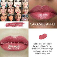 Lipsense Caramel Apple, Caramel Apple Lipsense, Lip Designs, Caramel Apple, Summer Sunset, Caramel Apples, Skin Tones, Caramel