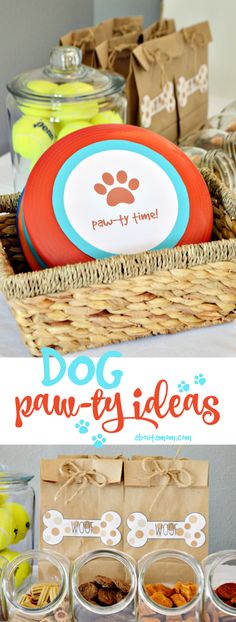 the dog party ideas are perfect for any pet - friendly event, and it's easy to make