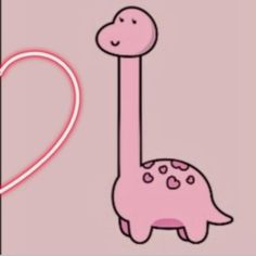 a pink giraffe standing next to a heart