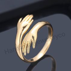 About Item Item :- Hugging Hands Ring Ring size :- Choose from variation( Custom size accepted) Material :- 92.5 sterling silver Item Title :- 925 Sterling Silver Love Hugging Hands Ring Hold Me Tight Love Support Couple Love Ring Adjustable Open Love Ring Description:- We use 925 sterling silver & 14K pure gold to making jewelry. We accept all types of custom & personalized order. Please send us a message if you are interested in a custom creation. Shipping profile :- We ship all order Hug Ring, Boho Jewels, Romantic Rings, Retro Ring, Retro Punk, Hand Ring, Love Hug, Hip Hop Jewelry, Couple Rings