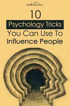 a book cover with an image of a tunnel in the middle and text that reads,'10 psychology tricks you can use to influence people