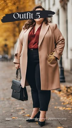 Inspirate en estos lindos outfits otoñales ❤️ creados especialmente para chicas curvy #modafemenina #chicascurvy #outfits #outfitsotoño #otoño Curvy Old Money Outfits, Plus Size Blazer Outfits, Plus Size Outfits For Work, Plus Size Professional, Autumn Fashion Curvy, Fall Fashion Ideas, Big Women Fashion, Plus Size Work