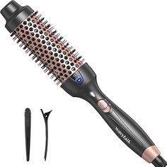 Wavytalk Thermal Brush, Curling Iron Brush with UK Plug, 38 mm Heated Hot Hair Brush to Create Natural Curls, Hot Round Brush for Smoother Appearance, Dual Voltage Feature for Blowout Look. : Amazon.co.uk: Beauty Brush Curling, Curling Iron, Natural Curls, Hair Brush, Hair, Beauty