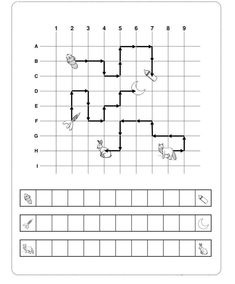 a crossword puzzle with animals and numbers